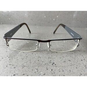Xenith x168 51-18-140mm 7A Eye Glasses Frames ONLY Burgundy red half rim